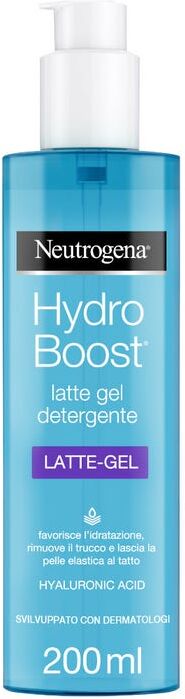 Neutrogena Hydro Boost Latte Gel Detergente Viso 200 ml