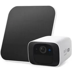 Anker eufy Cam C210 with Solar Panel (2048 x 1080 Pixel), Netzwerkkamera, Weiss