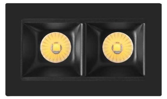 Beneito & Faure Nano Tram 6W modulaire LED-inbouwspot, matzwart, 2700K-6000K, CRI > 90, 30° lichtbundelhoek