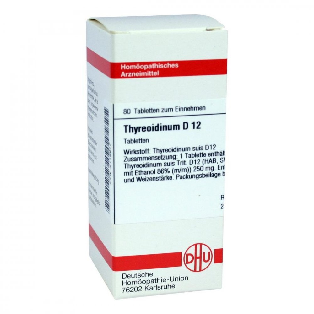 DHU-Arzneimittel GmbH & Co. KG Thyreoidinum D12 Tabletten 02119917