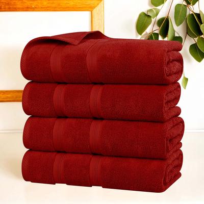 Superior Smart Dry Zero Twist Cotton Bath Towels, Set of 4