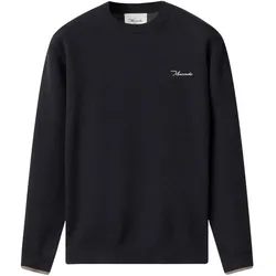 Macade Pullover Cashmere Blend Intarsia, schwarz