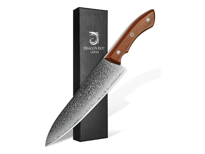 LuxusKollektion Damastmesser Küchenmesser Damast ergonomisch 20cm