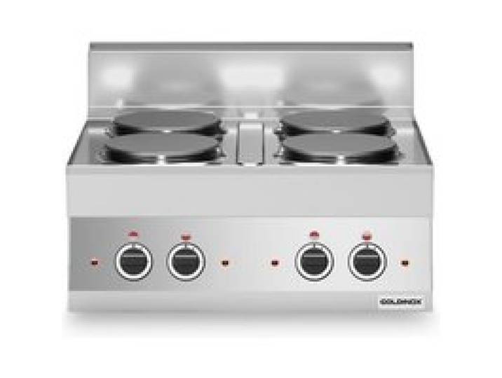 Cuisinière électrique GOLDINOX PREMIUM 4 plaques rondes (10 4 kw) à poser