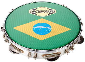 Contemporanea "10" Pandeiro Luxe white" Weiß