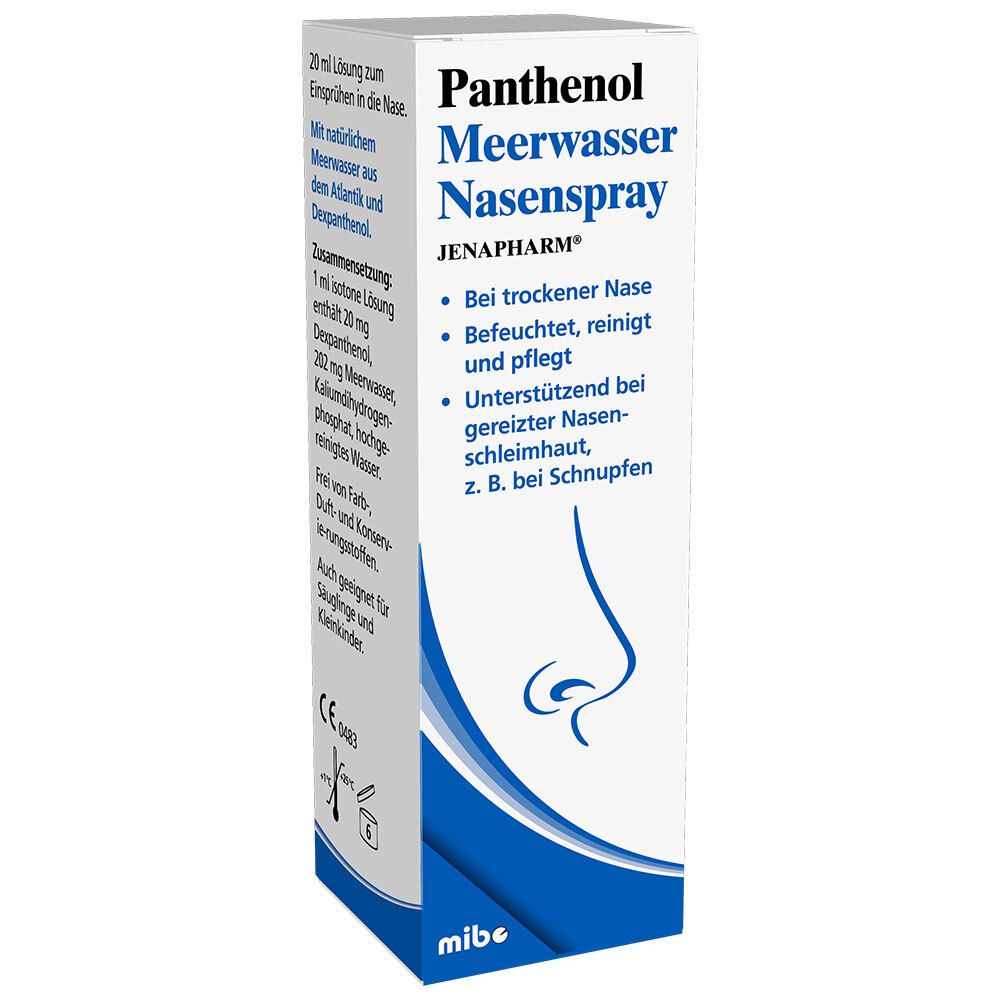 Panthenol Meerwasser Nasenspray Jenapharm 20 ml