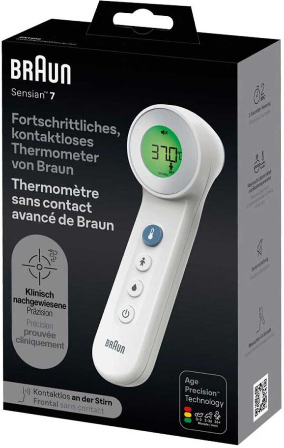 Braun Sensian 7 kontaktloses Thermometer BNT400