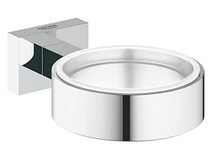 Grohe Essentials Cube houder voor glas/zeepbakje