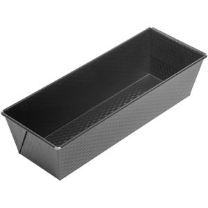 Kaiser Backform Classic, Königskuchenform, aus Stahl, 25 x 11 x 8 cm, schwarz, antihaftbeschichtet, Kastenform