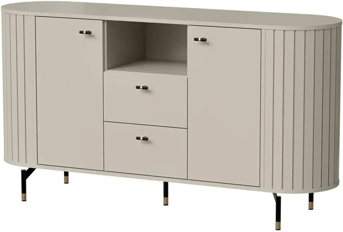 Höffner Sideboard  Zante ¦ beige ¦ Maße (cm): B: 150 H: 81