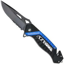 Smith & Wesson, Mehrzweckmesser, Rettungsmesser mit Clip (9 cm)