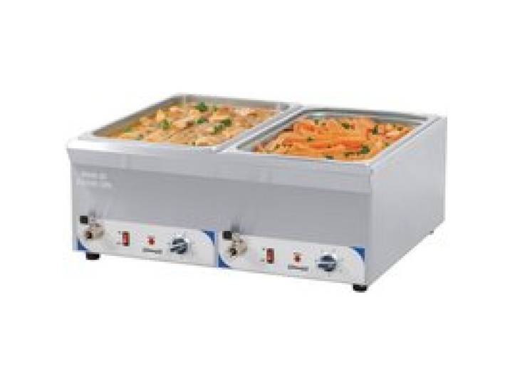 Double bain-marie avec robinet de vidange GN 1/1 - 150 mm - Casselin