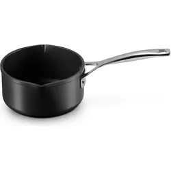 Le Creuset Milchtopf, Pfanne + Kochtopf, Schwarz, Silber