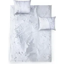 Hayka Bettwäsche 200 x 200 cm Schnee doppelt