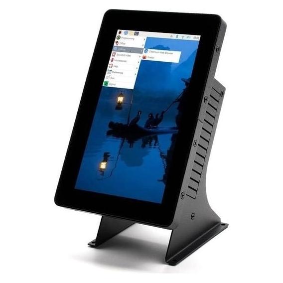Kksb Gehäuse für Raspberry Pi 5 & 5-Zoll-Display V2, Aluminium, schwarz (KKSB CASE 62225-7350001162225)