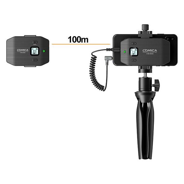 Comica UHF 6-channels Mini&Flexible Wireless Microphone (CVM-WS50(C))