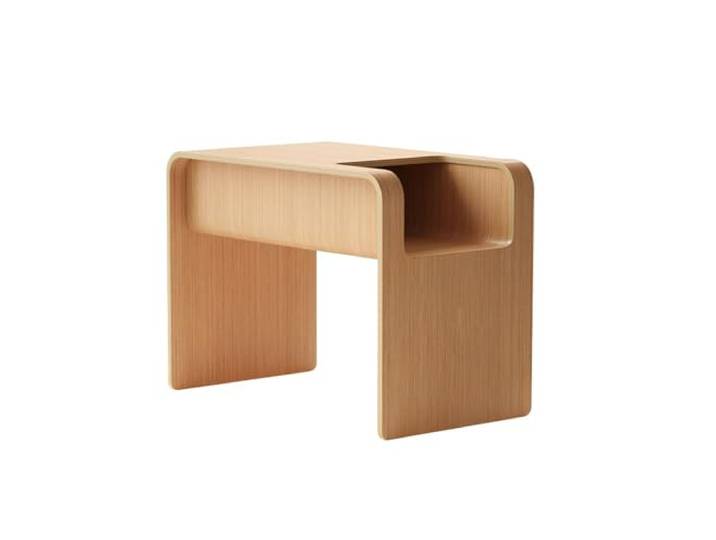 hongchenke34 Sofa Beistelltisch Beistelltisch Sofa Couchtisch Wohnzimmer Ecktisch Schlafzimmer Nachttisch Ablagetisch(Natural)