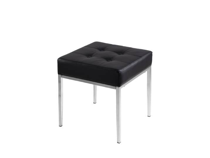 Stiletto Hocker - Schwarz - Chrom