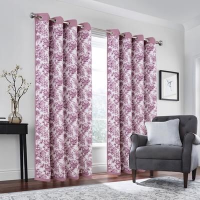 RT Designers Collection Eloise Reversible Room Darkening Window Curtain