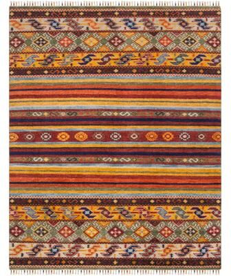 SAFAVIEH Hand-knotted Nomad Mahin Southwestern Tribal Wool Rug