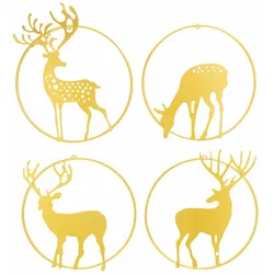 WANDDEKO Gold 86/72 cm
