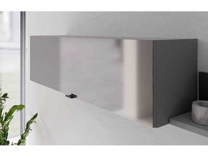 Meuble haut 110cm Gris/Gris