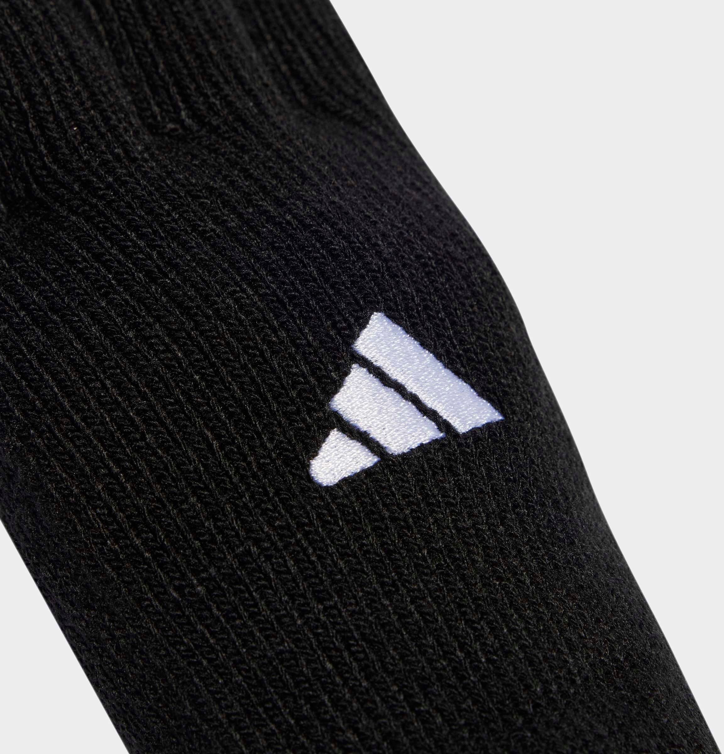 Trainingshandschuhe ADIDAS PERFORMANCE "TIRO L GLOVES", Gr. M, schwarz-weiß (schwarz, weiß), Obermaterial: 97% Polyacryl, 2% Polyester, 1% Elasthan, Handschuhe Trainingshandschuhe