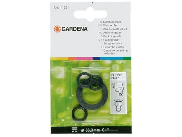 Gardena set rubberringen 1/2