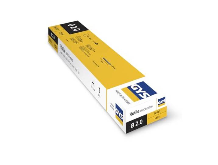 GYS 085121 rutiele elektroden staal, 155 stuks