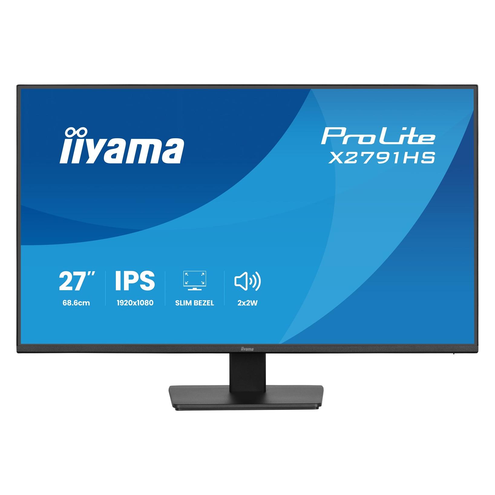 iiyama iiyama X2791HS-B1 (1920 x 1080 Pixel, 27") (X2791HS-B1)