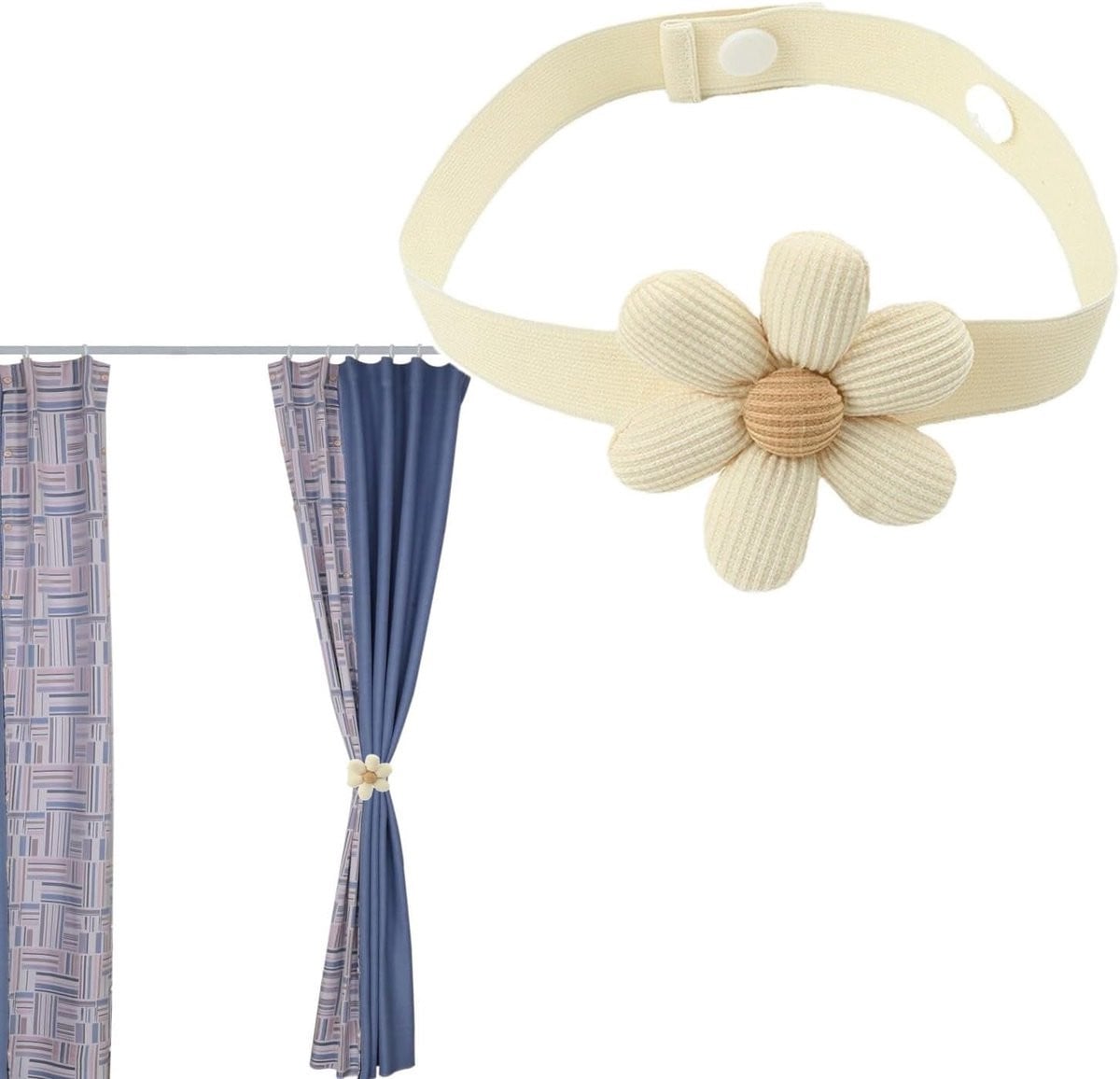 Allecto Boho Gordijnhouder - Decoratieve gordijnhouder