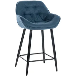 CLP Barhocker Gibson Stoff   Farbe: blau, Material: Stoff
