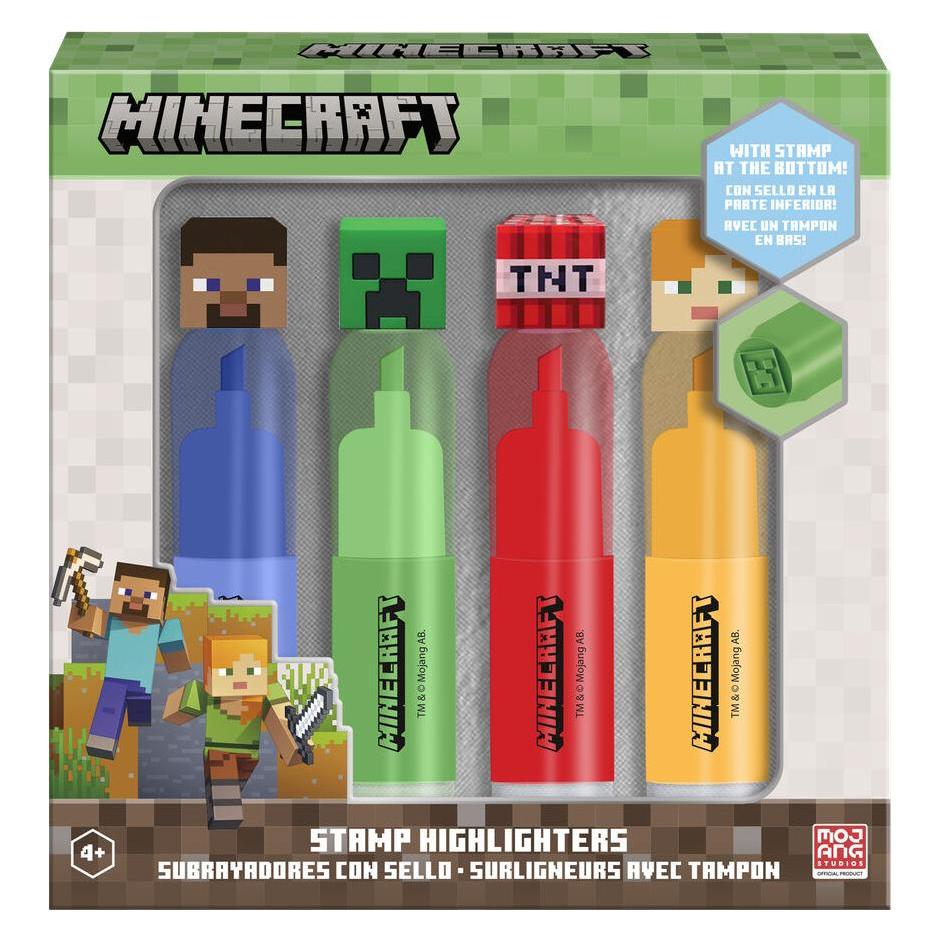 Kids Licensing KIDS MINECRAFT highlither with 3D topper 4 pcs (4x) (830.2600058)