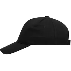 Basecap Heavy Cotton "MB092" 5-Panel - black