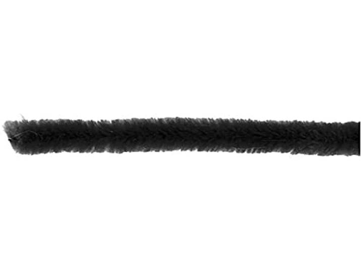 CREATIV 100263 Pijpreinigers, dikte 6 mm, L: 30 cm, zwart, 50st