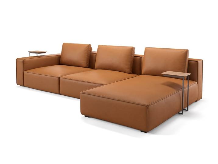Leder Ecksofa SELVA Polsterecke Sitzecke Eckgarnitur