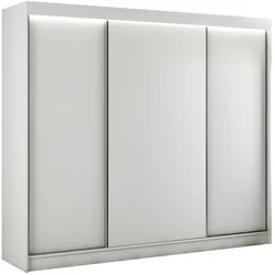 KLEIDERSCHRANK BEROG - 250 cm - Weiß