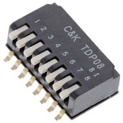 C & K Switches TDP06H0SB1R DIP Switch TDP Series DIP-Schalter 1 St.