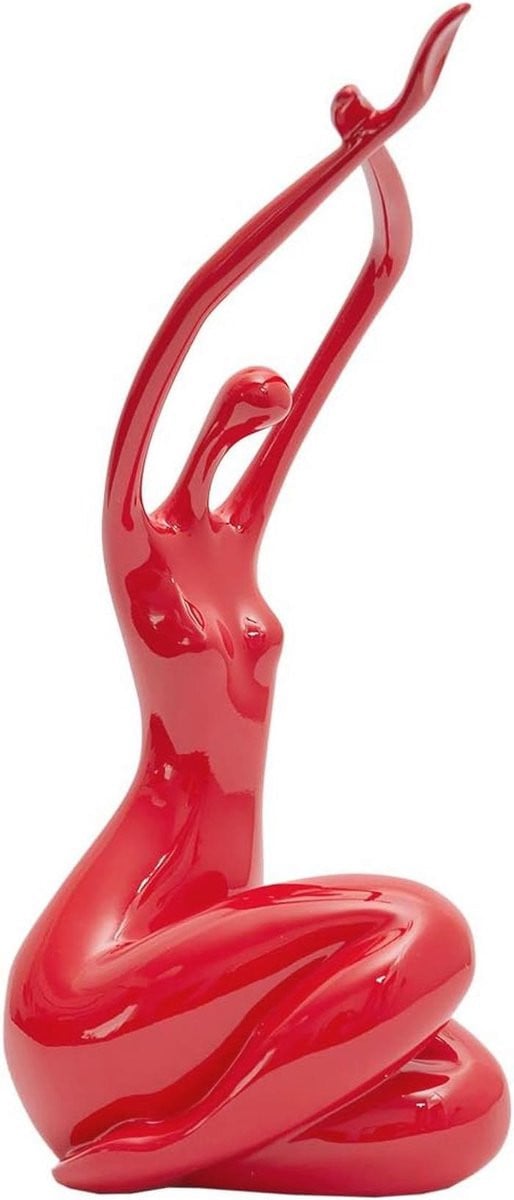 Moderne Yoga Standbeeld Sculptuur Abstracte Vrouw Decoratie voor Thuis en Kantoor