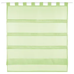 Bestlivings Sky Gardine Raffoptik Schlaufe 90 x 110 cm grün