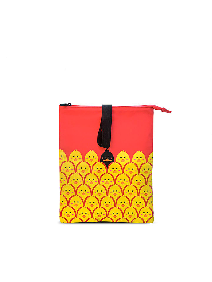 IRIS Barcelona Snacktasche in Rot/ Gelb - (B)24 x (H)29,2 cm - onesize