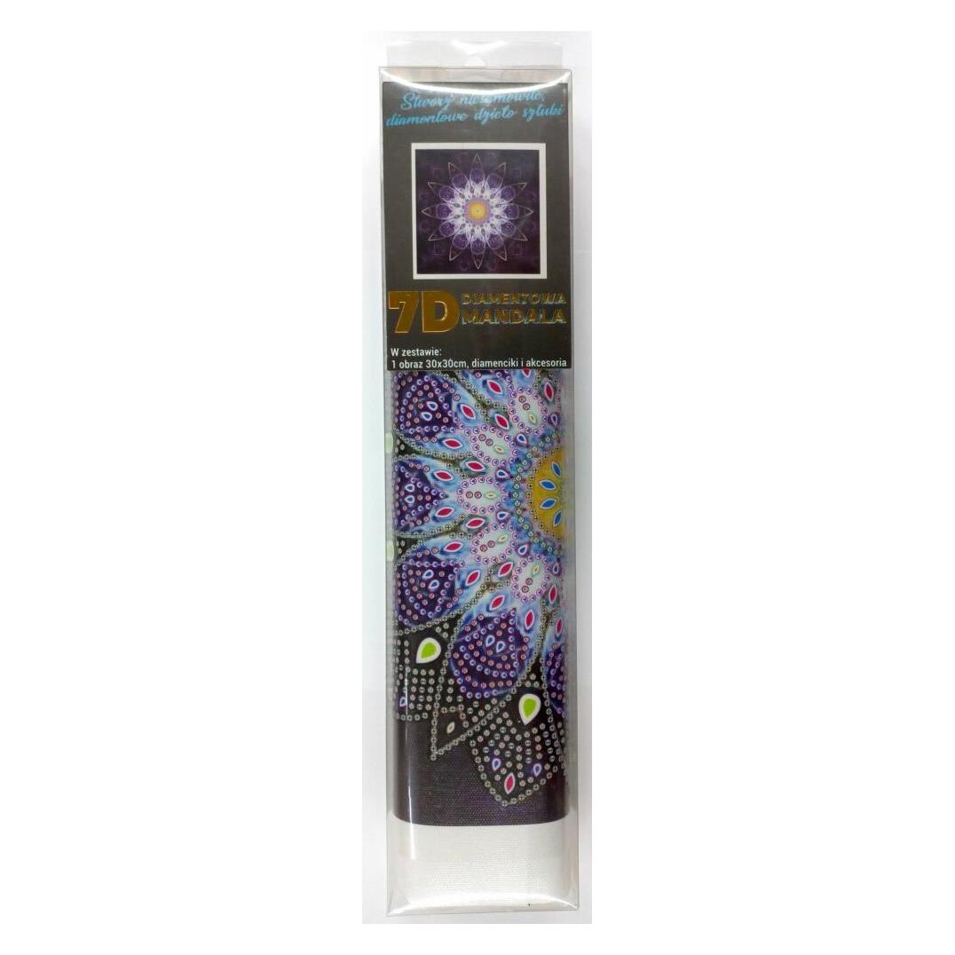 Norimpex Diamant Malerei 7D Blau Mandala 30x30cm (1006560)