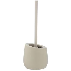 Wenko WC-Bürste Badi, beige, mit Silikonborsten & Keramik-Bürstenhalter