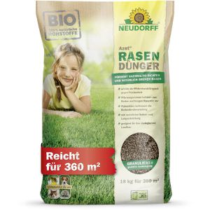 Neudorff Azet Rasendünger, Langzeitwirkung bis 180 Tage, 18 kg für 360m²
