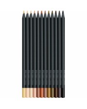FABER-CASTELL Buntstifte Black Edition Skin Tones 12er FABER CASTELL (116414)