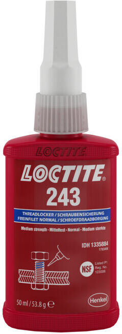 LOCTITE Frein filet, 50 ml, Référence fabricant : 243_EGFD (LOCTITE 243)