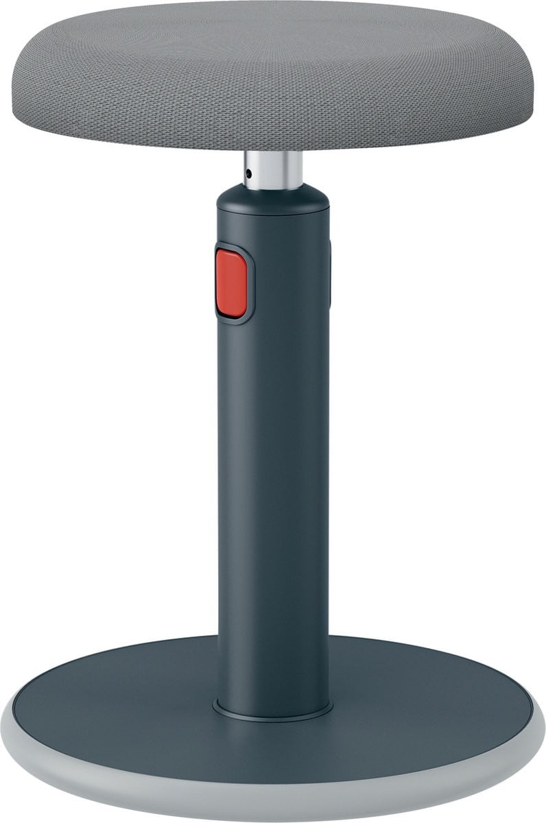 Leitz Ergo Cosy Actieve Ergonomische Zit/Sta Kruk - Fluweel Grijs