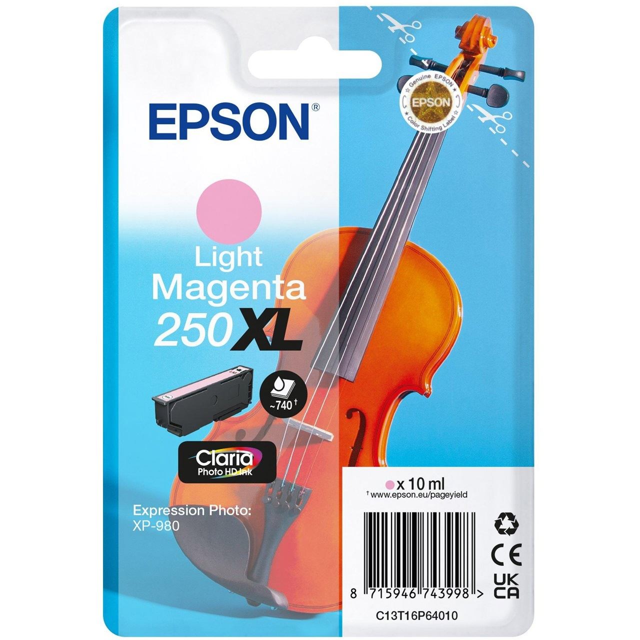 EPSON 250XL (Violine) light magenta Druckerpatrone