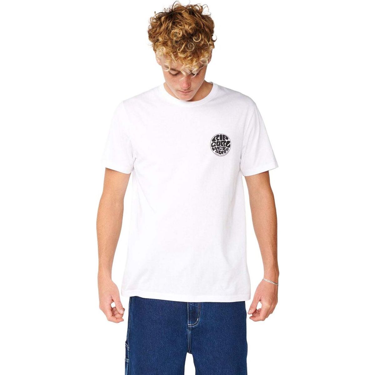 RipCurl Wettie Icon Tee optical white (3262) M 10VMTE-3262-M