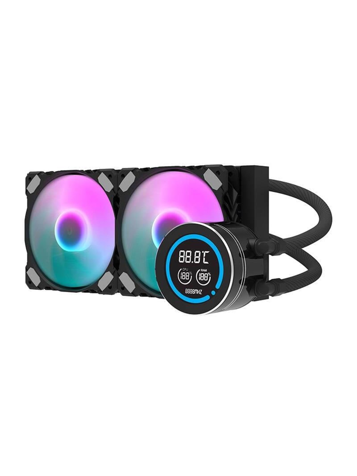 Darkflash Computer Radiator DN-D240 BLACK - CPU-Wasserkühlung
